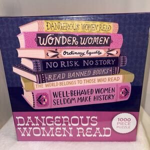 Dangerous Women Read Puzzle by Gibbs Smith Gift 1000 Pieces SEALED